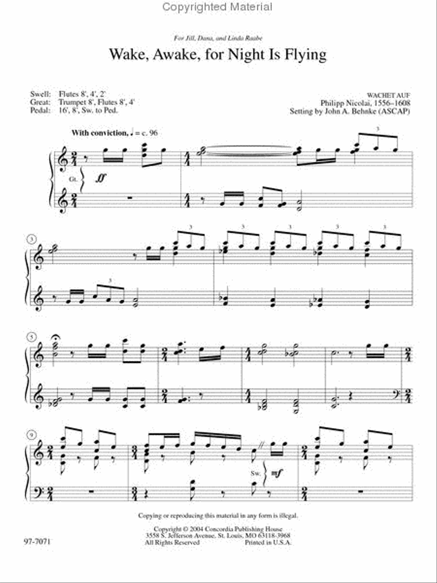 Road to Bethlehem Organ scores gallery preview page 2