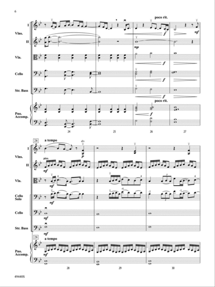 Found/Tonight: Score Found/Tonight: Score String Orchestra scores gallery preview page 6