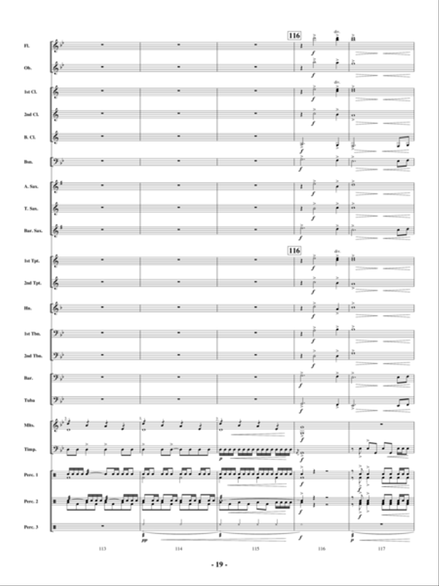 Repercussions Repercussions Concert Band scores gallery preview page 18