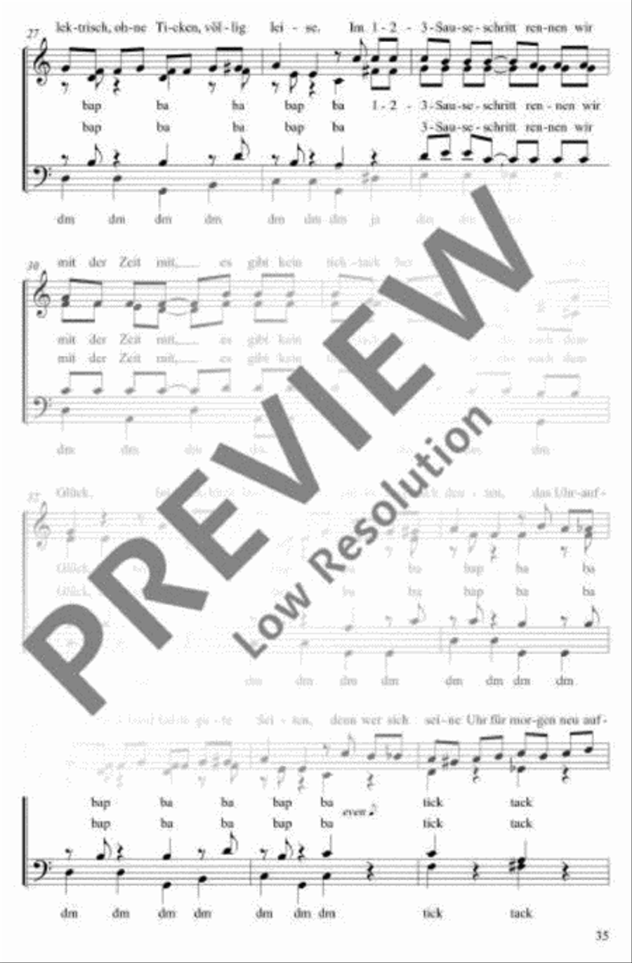 Ticke Ticke Tack Ticke Ticke Tack 4-Part scores gallery preview page 5