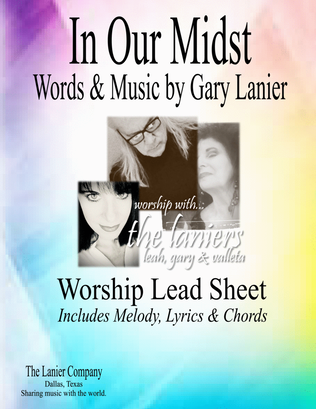 Book cover for IN OUR MIDST, Worship Lead Sheet (Melody, Lyrics & Chords)