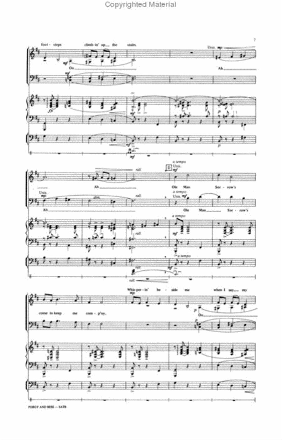 Porgy & Bess (Medley) Porgy & Bess (Medley) 4-Part scores gallery preview page 4