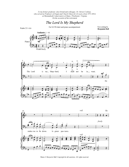 The Lord Is My Shepherd (Psalm 23)
