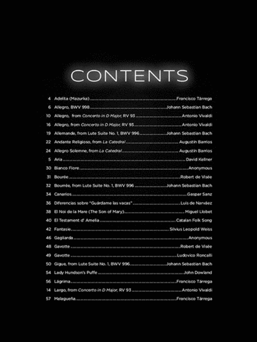 First 50 Classical Pieces You Should Play on Guitar Acoustic Guitar scores gallery preview page 2