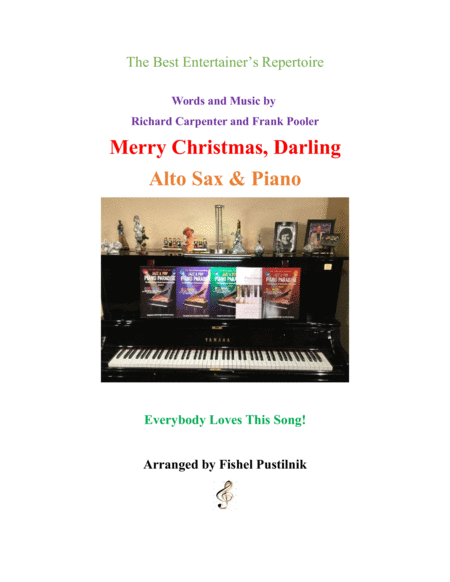 "Merry Christmas, Darling" for Alto Sax and Piano image number null