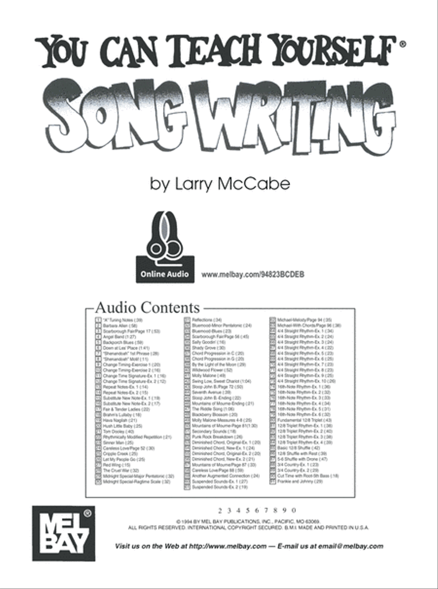 You Can Teach Yourself Song Writing Bluegrass Fiddle scores gallery preview page 2
