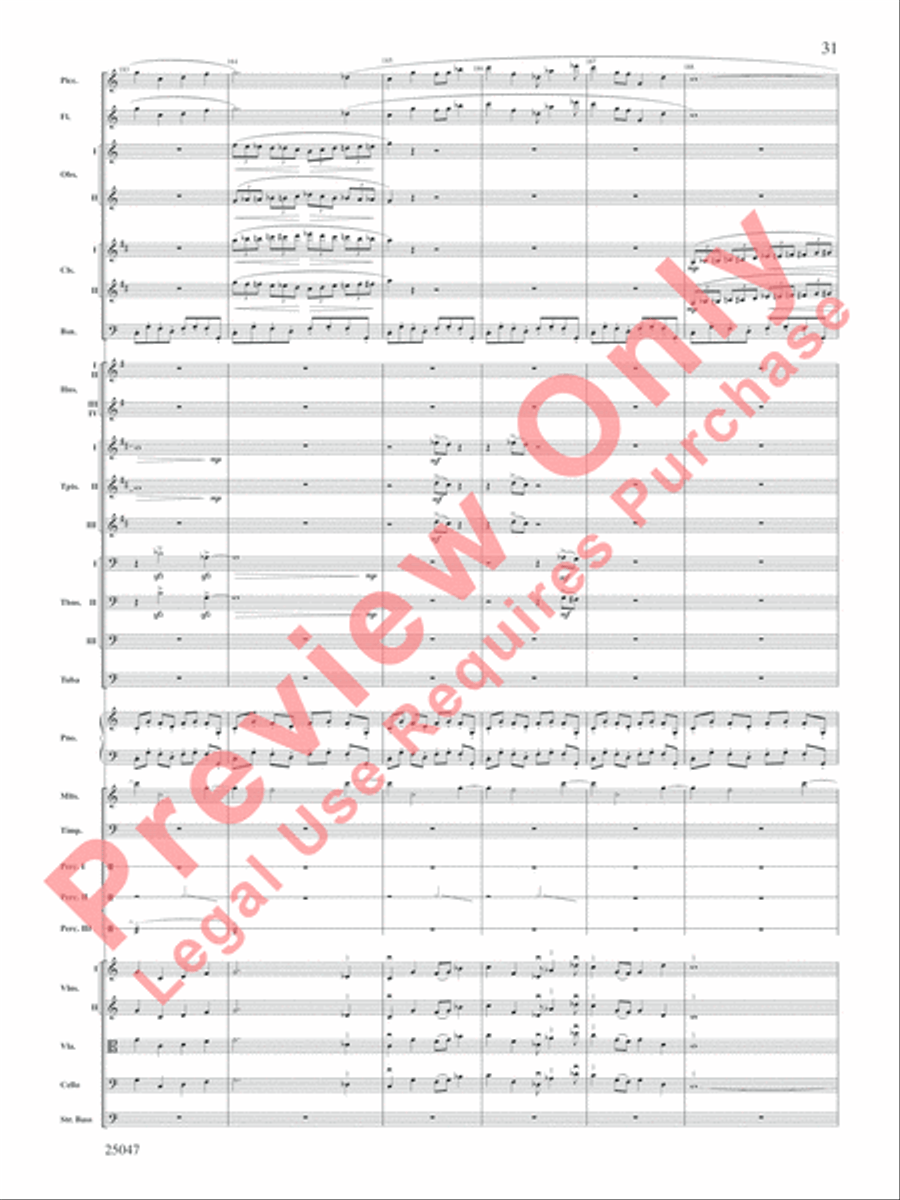 The Winds of Poseidon Full Orchestra scores gallery preview page 32