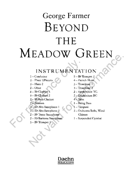 Beyond the Meadow Green image number null