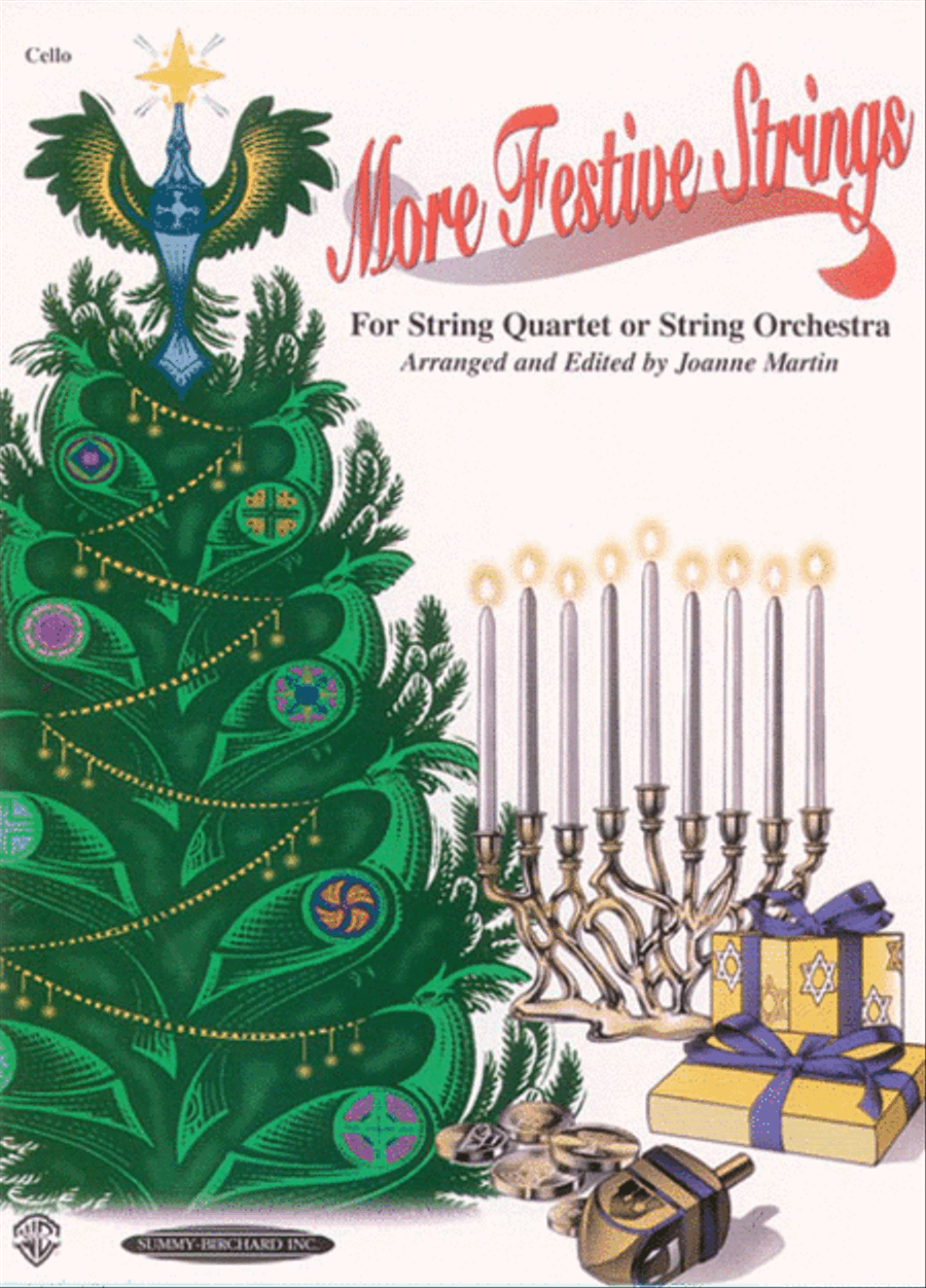 More Festive Strings for String Quartet or String Orchestra String Quartet scores gallery preview page 1