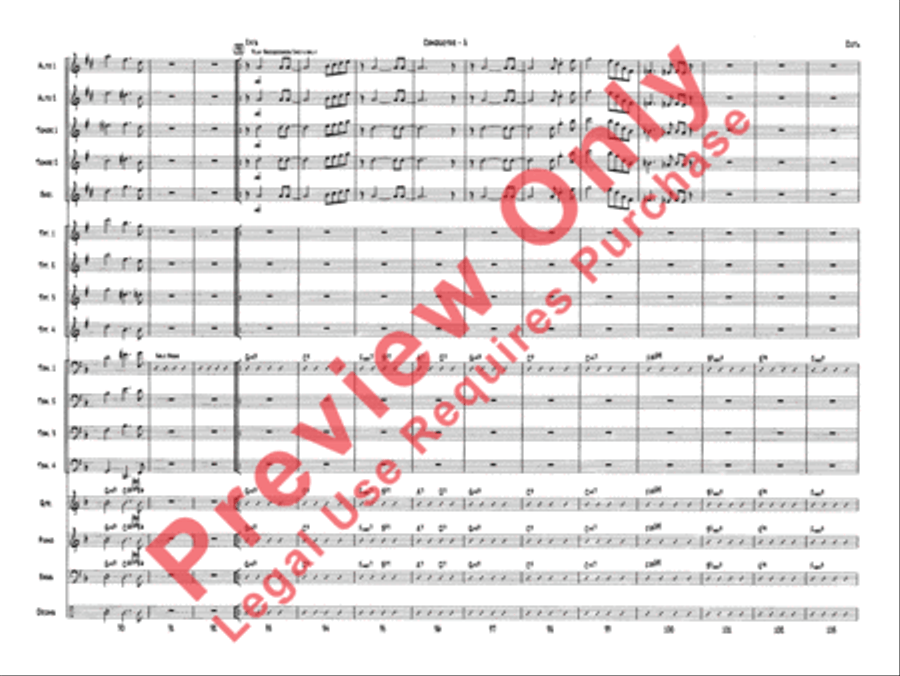 Cute Jazz Ensemble scores gallery preview page 10