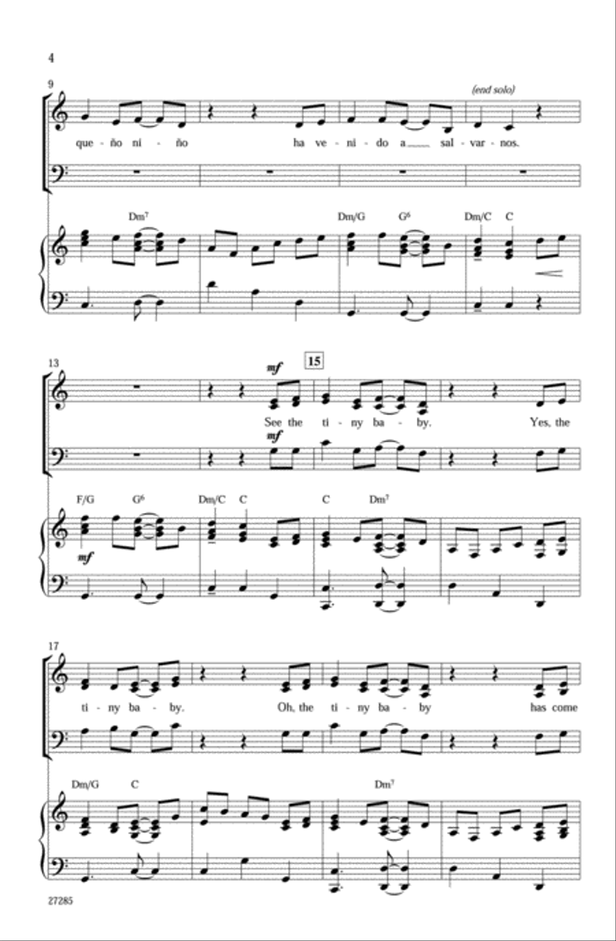 El Pequeño Nino El Pequeño Nino 3-Part scores gallery preview page 3
