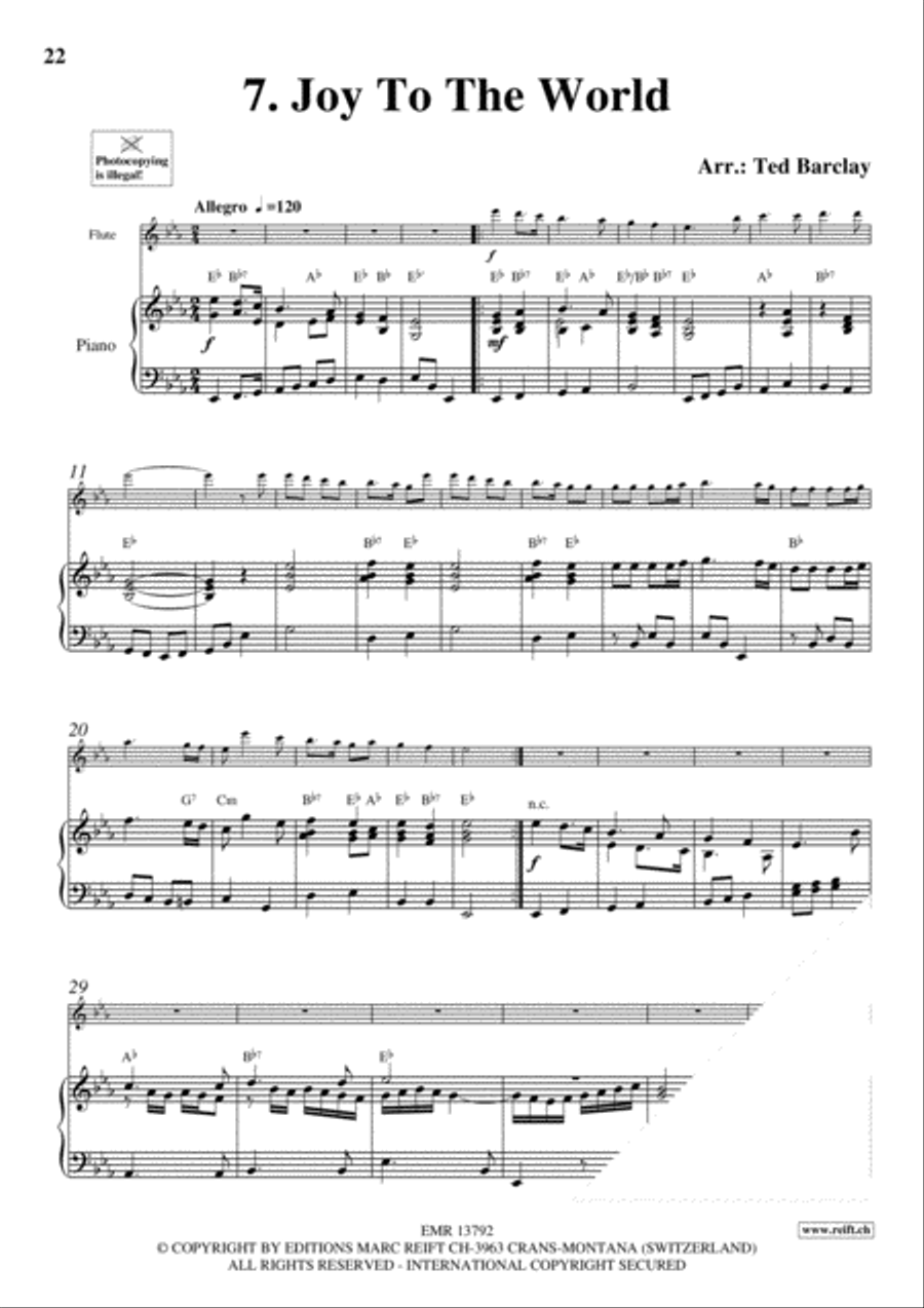 10 Easy Christmas Solos 10 Easy Christmas Solos Flute Solo scores gallery preview page 9