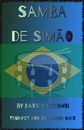 Book cover for Samba de Simão, for Trumpet and Trombone Duet