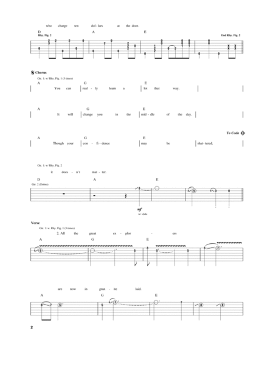 For The Turnstiles Guitar scores gallery preview page 2