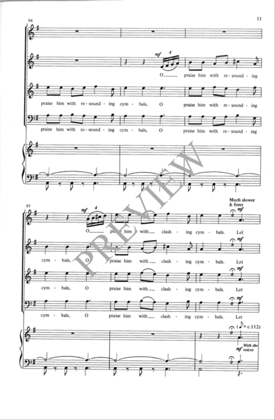 Praise God! Praise God! 4-Part scores gallery preview page 12