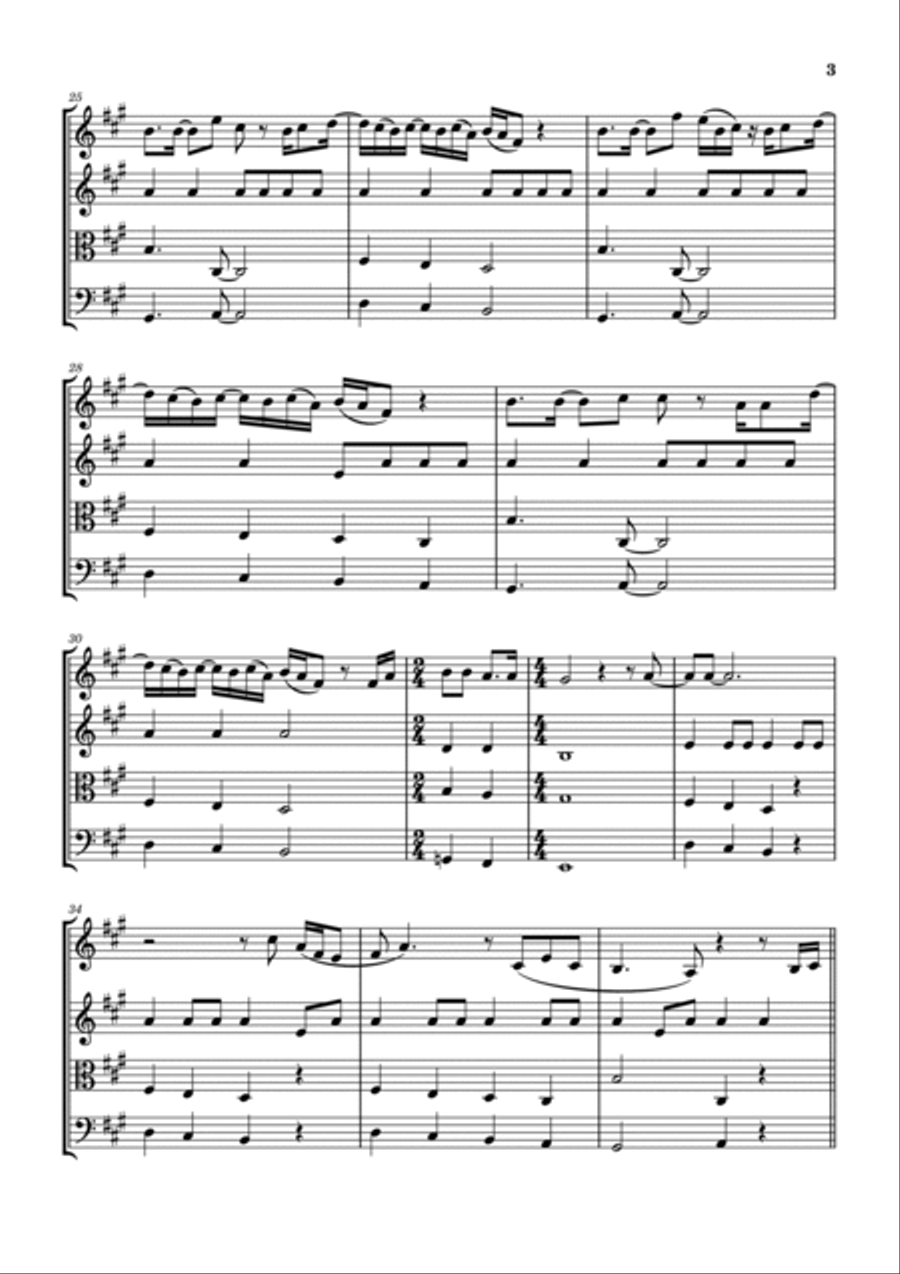 Never In This House Never In This House String Quartet scores gallery preview page 4