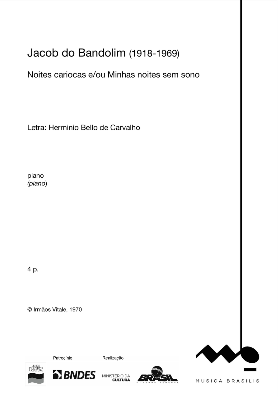 Noites cariocas Piano Solo scores gallery preview page 2