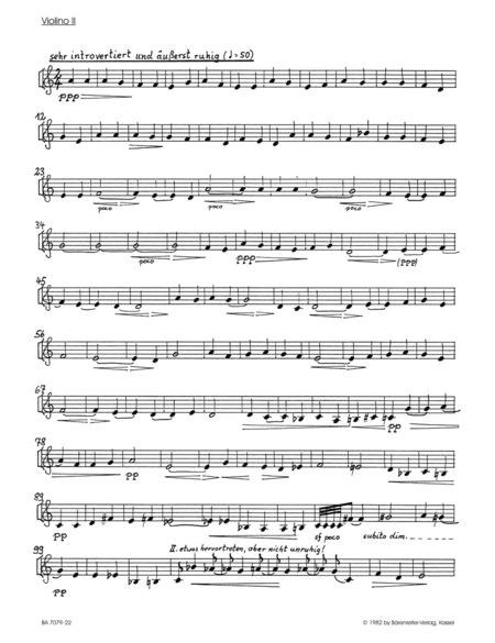 Streichquartett no. 2 "Tempi notturni" (1979)