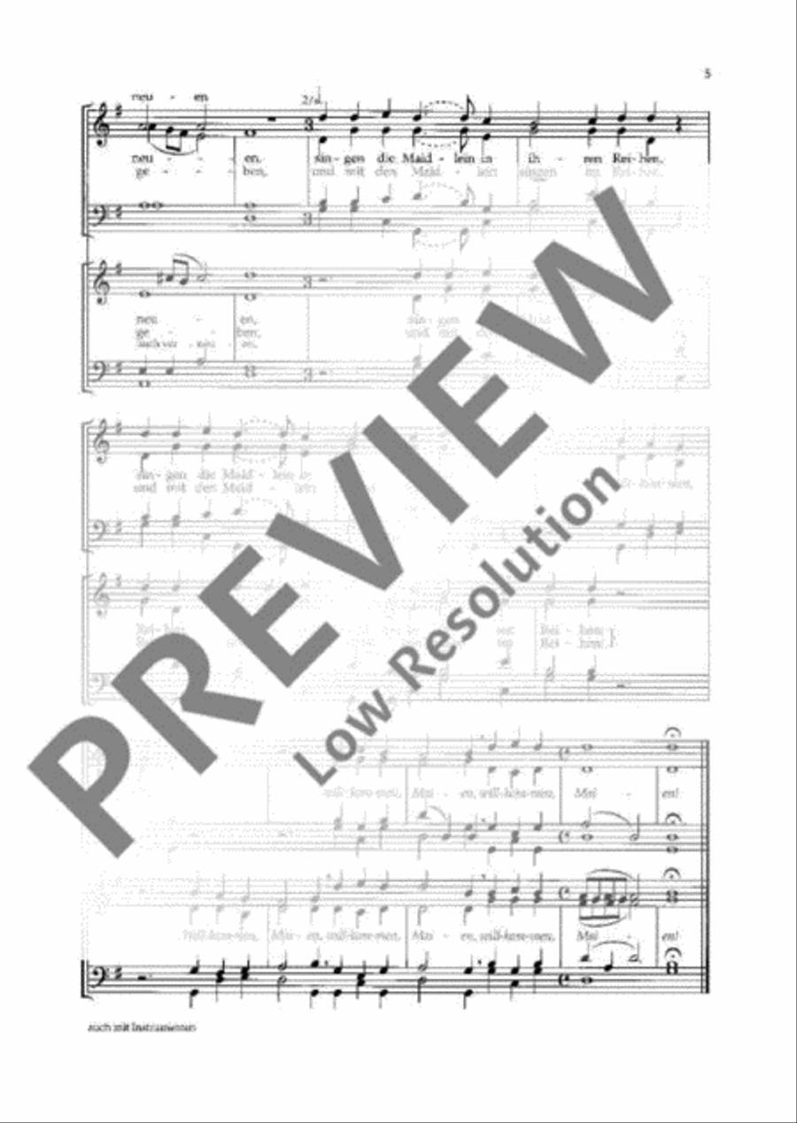 Four madrigals Mixed Choir scores gallery preview page 6