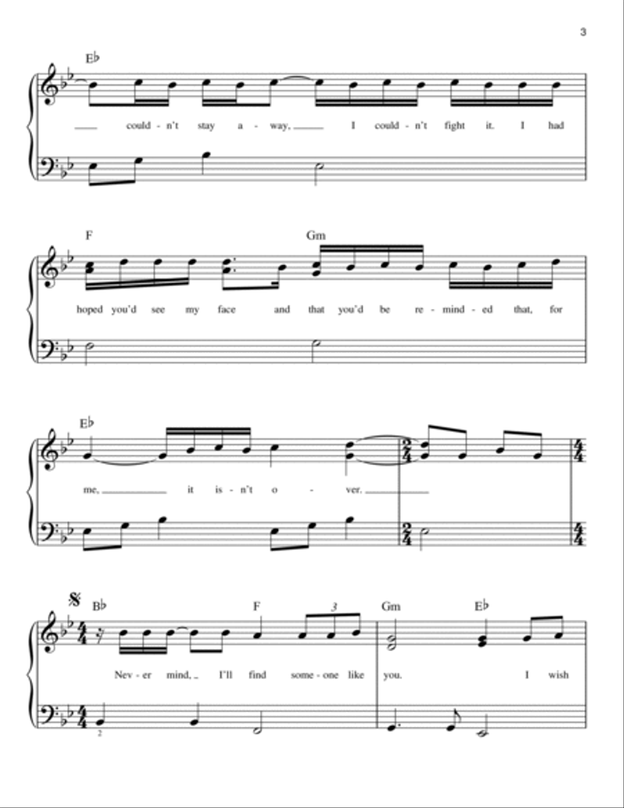 Someone Like You Voice scores gallery preview page 3