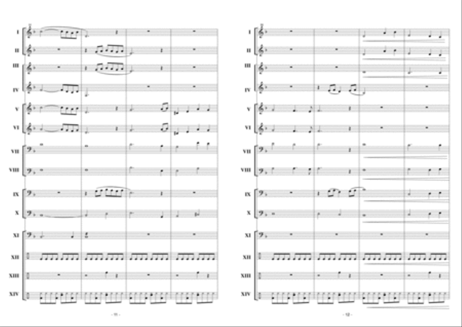 Slow Motion Concert Band scores gallery preview page 7