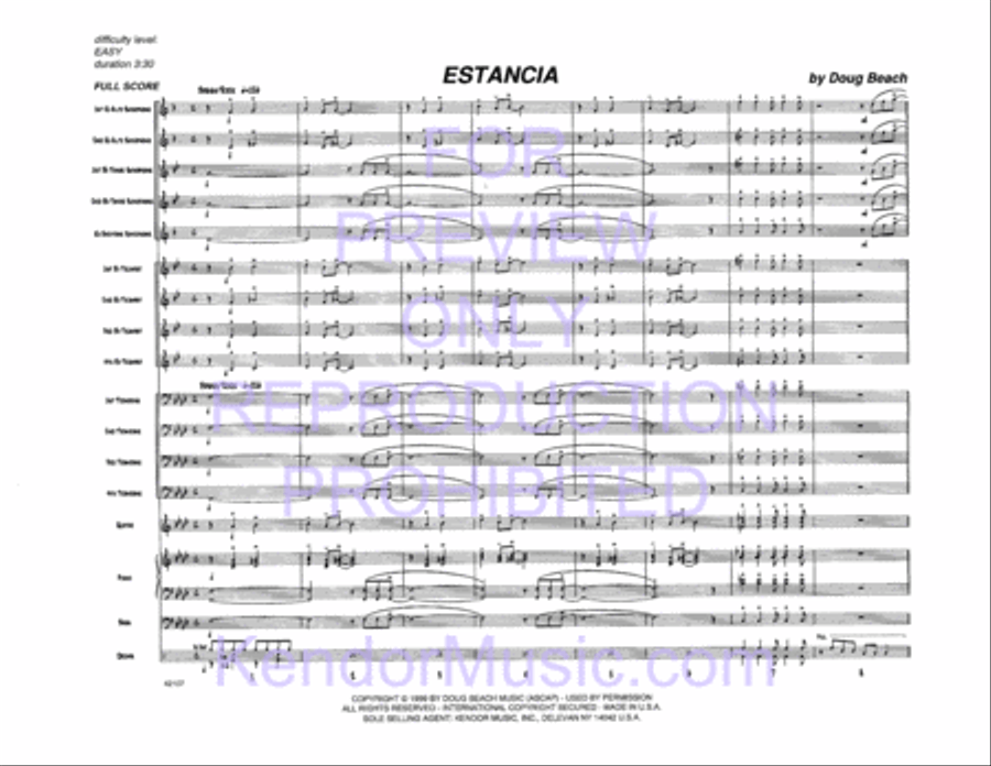 Estancia Estancia Jazz Ensemble scores gallery preview page 3