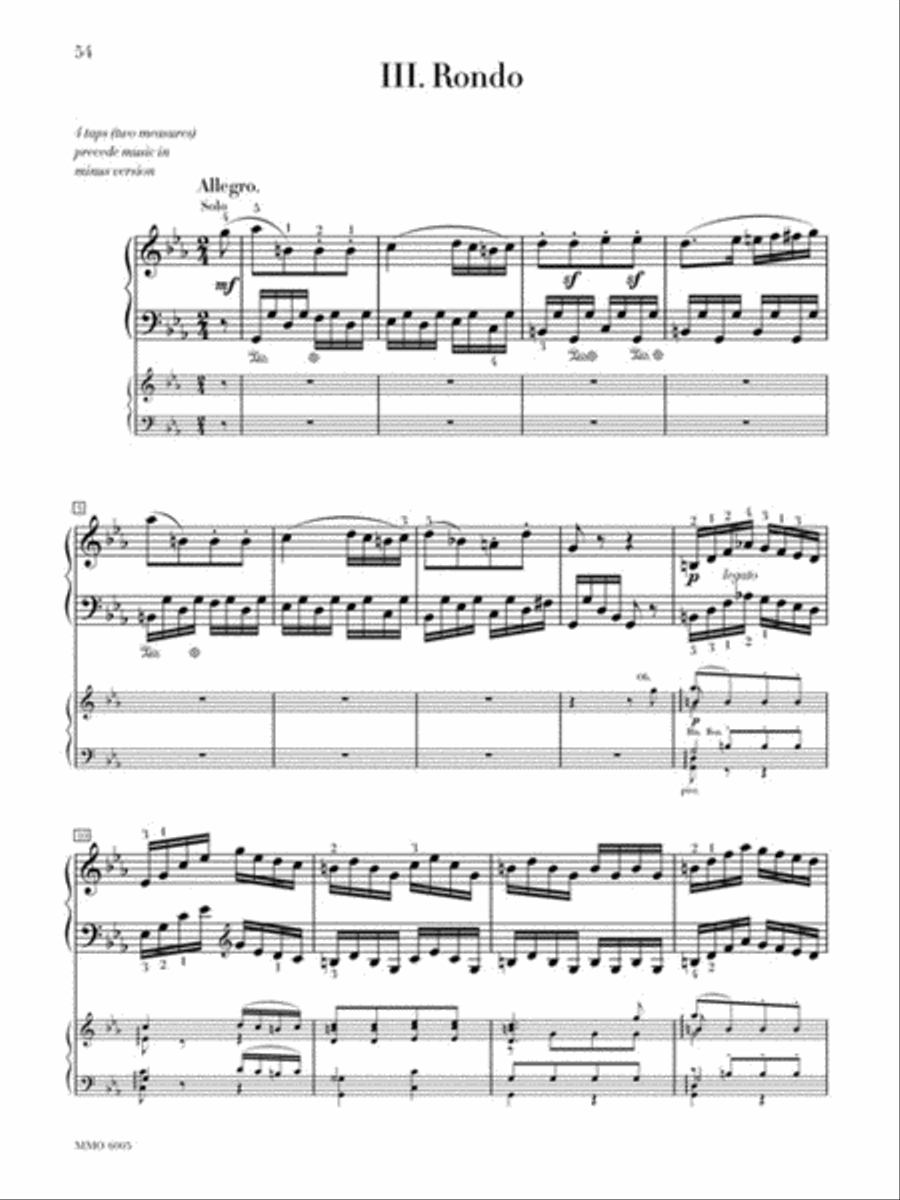 Beethoven – Concerto No. 3 in C Minor, Op. 37 Piano Solo scores gallery preview page 5