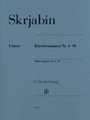 Book cover for Piano Sonatas Nos. 1-10