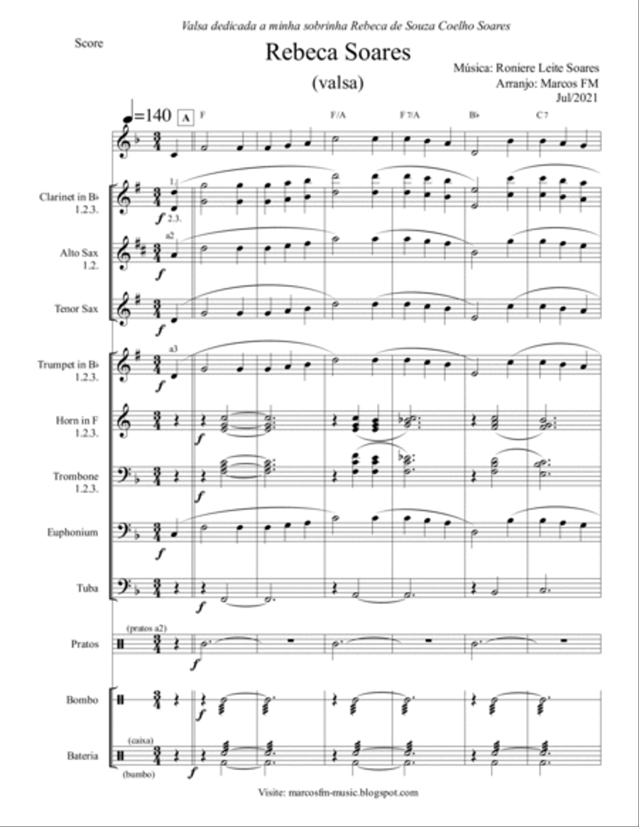 Rebeca Soares Rebeca Soares Concert Band scores gallery preview page 5