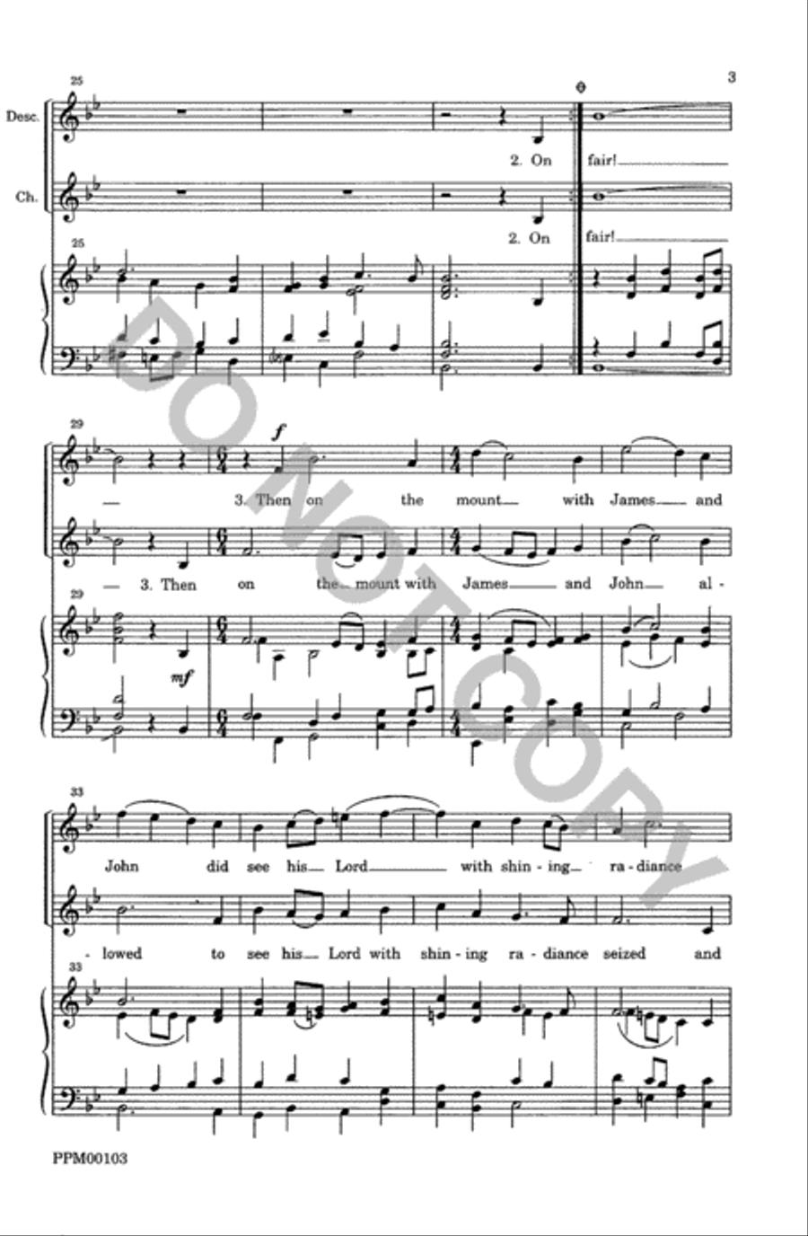 All You Who with Bright Hope 4-Part scores gallery preview page 4