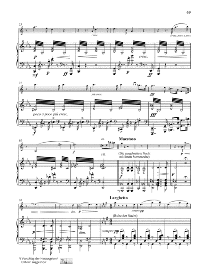 Sternenhelle Nacht Clarinet Solo scores gallery preview page 3