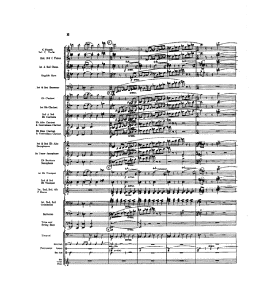 Caccia and Chorale Concert Band scores gallery preview page 29