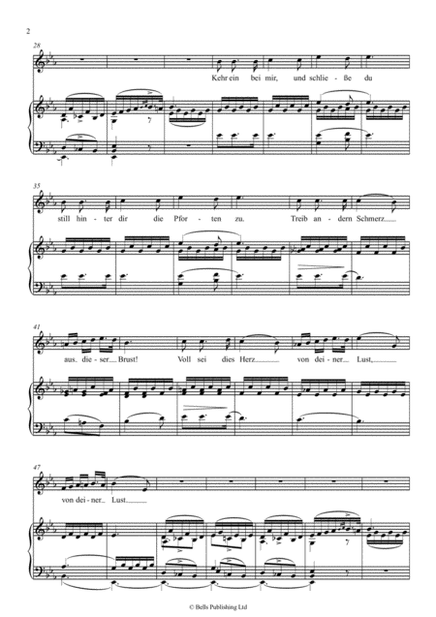 Du bist die Ruh, Op. 59 No. 3 (D. 776) (Original key. E-flat Major)