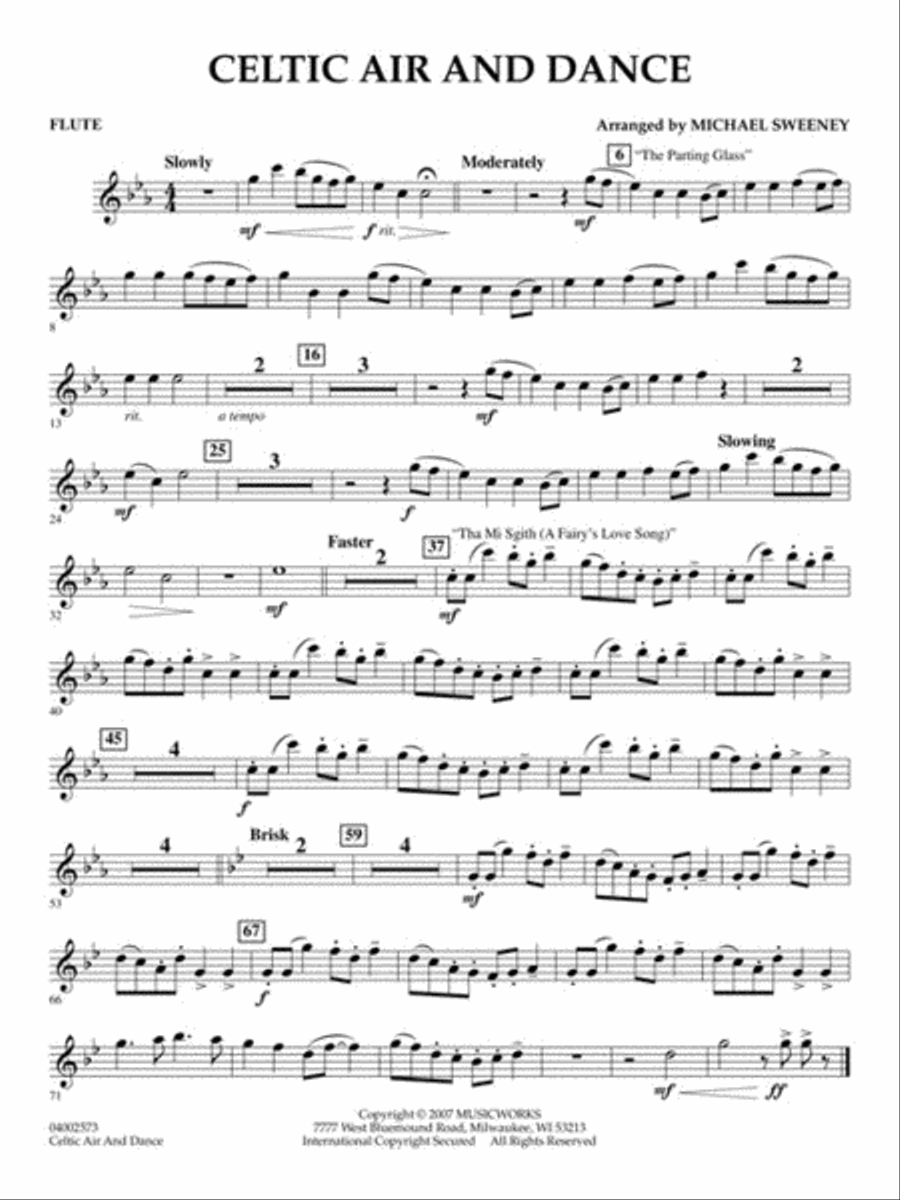 Celtic Air and Dance Concert Band scores gallery preview page 4