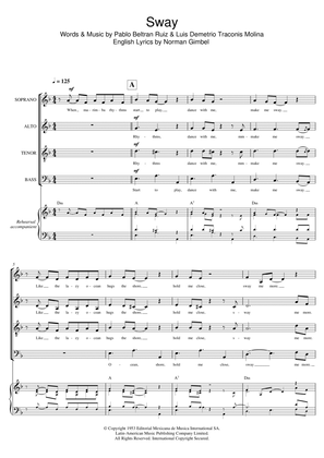 Sway (Quien Sera) (arr. Gitika Partington)