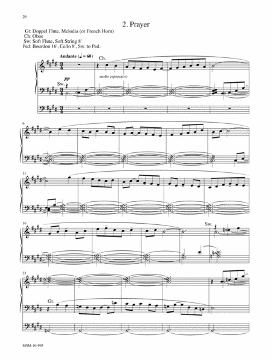 Marilyn Mason Music Library, Volume 6 Organ scores gallery preview page 9