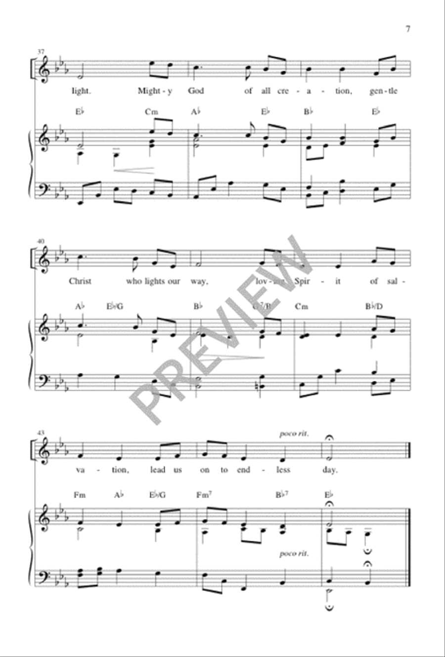 Holden Evening Prayer - Vocal / Keyboard edition 2-Part scores gallery preview page 9