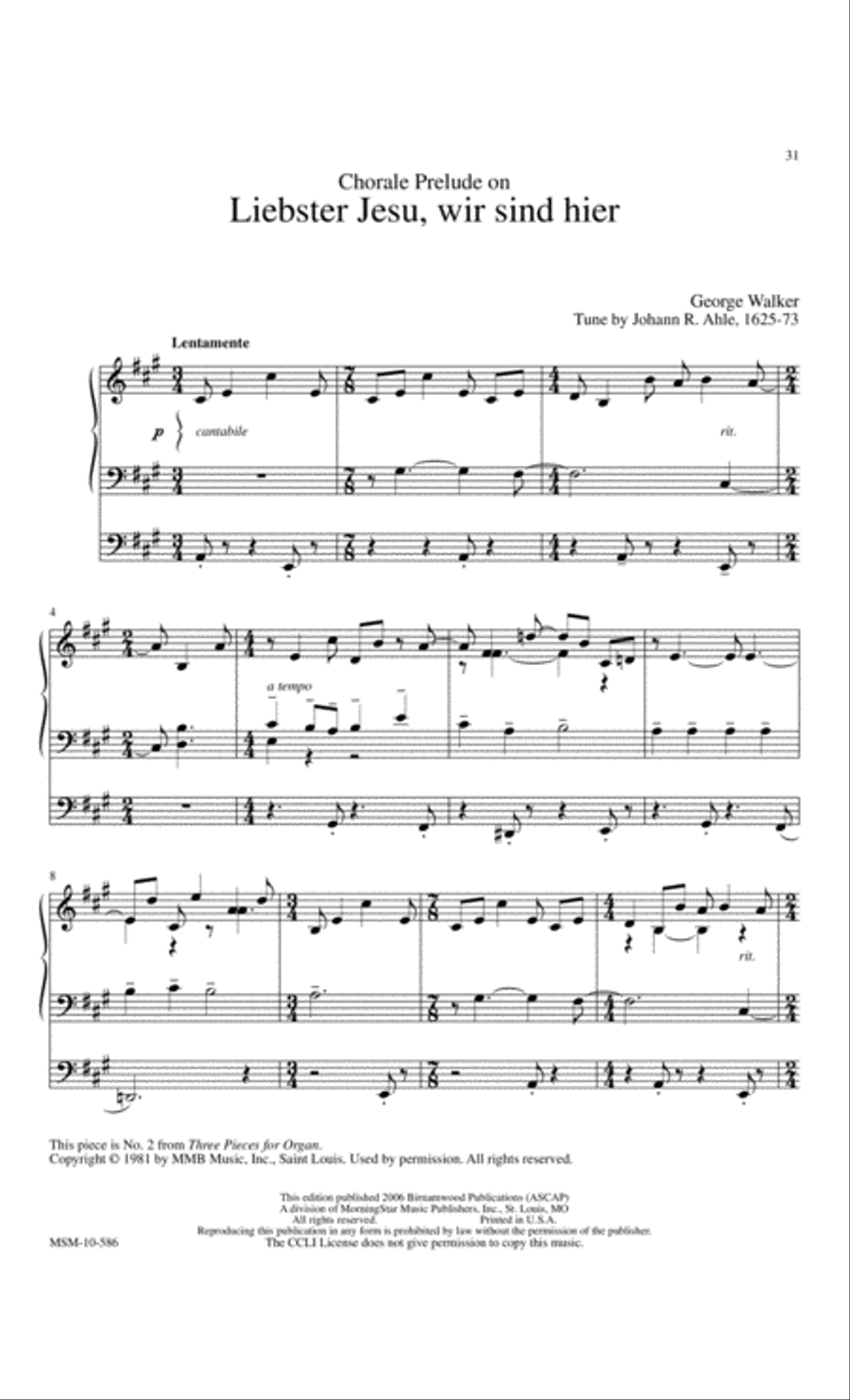 African-American Organ Music Anthology, Volume 6 Organ scores gallery preview page 4