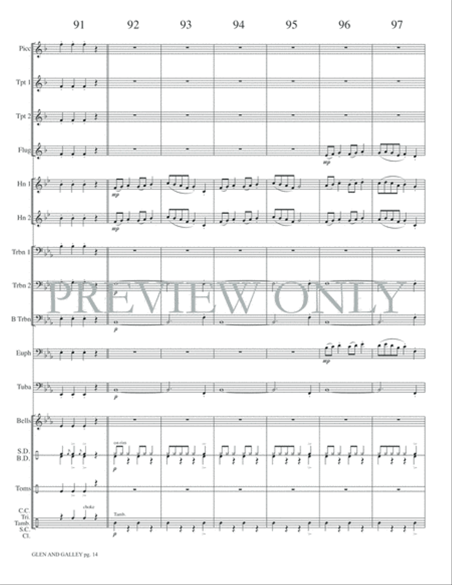 Glen and Galley Glen and Galley Small Ensemble scores gallery preview page 16