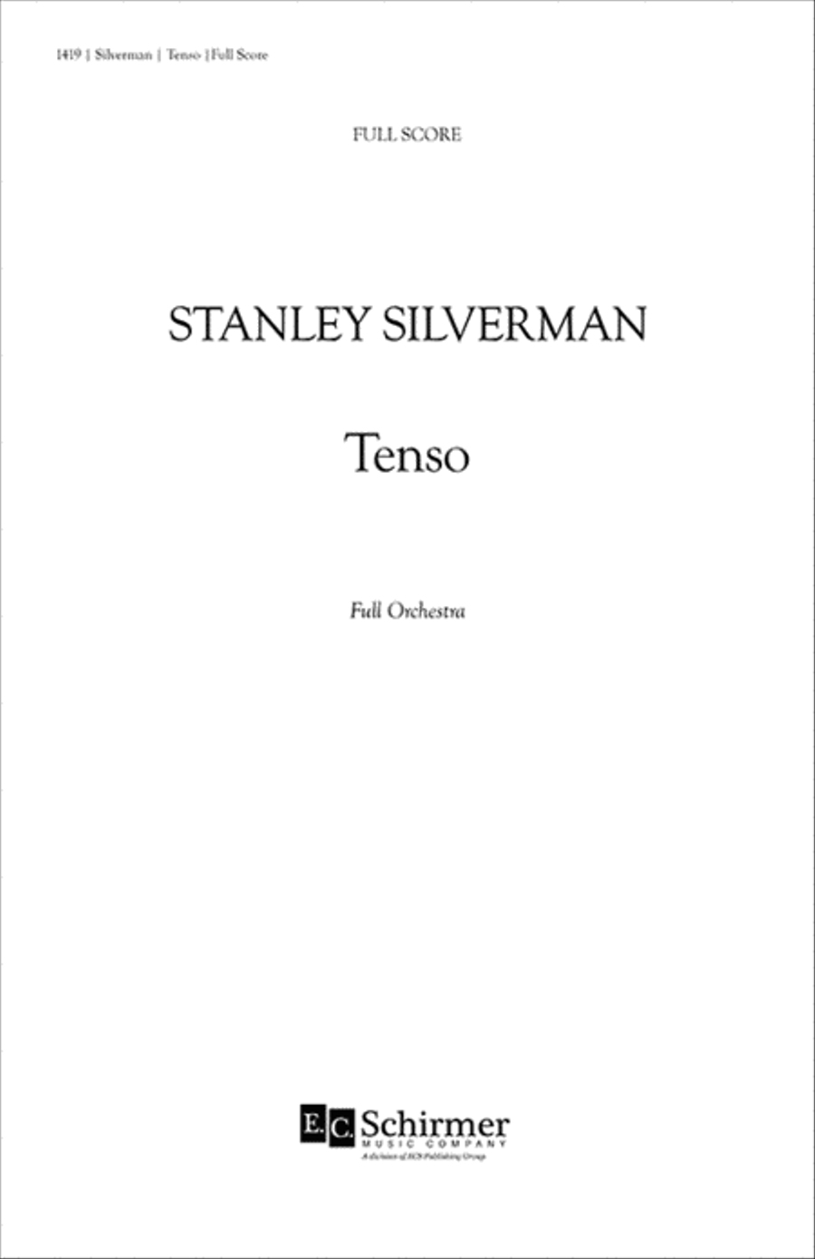 Tenso Tenso Full Orchestra scores gallery preview page 1