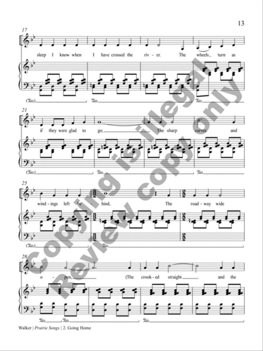 Prairie Songs Voice Solo scores gallery preview page 9