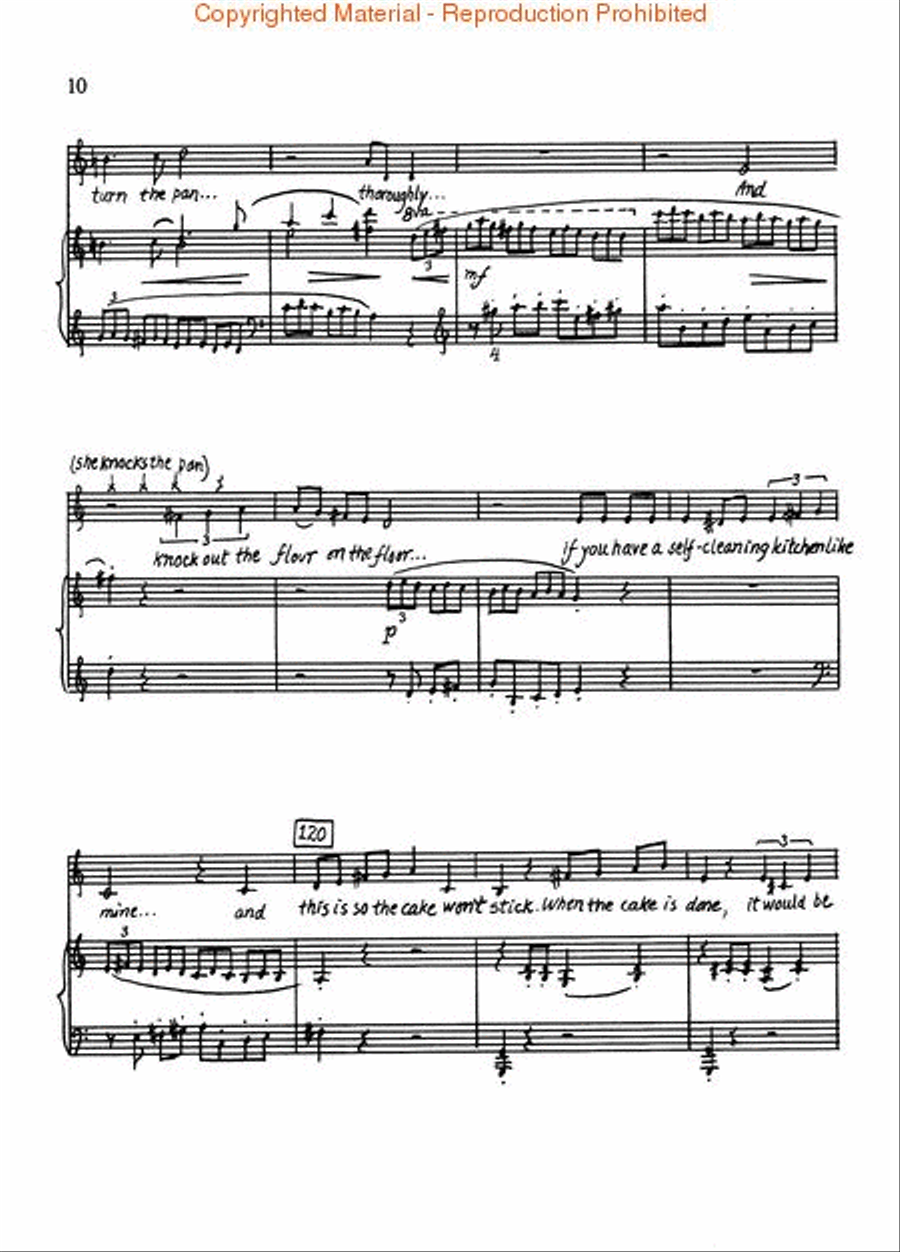 Bon Appétit Mezzo-Soprano Voice scores gallery preview page 3