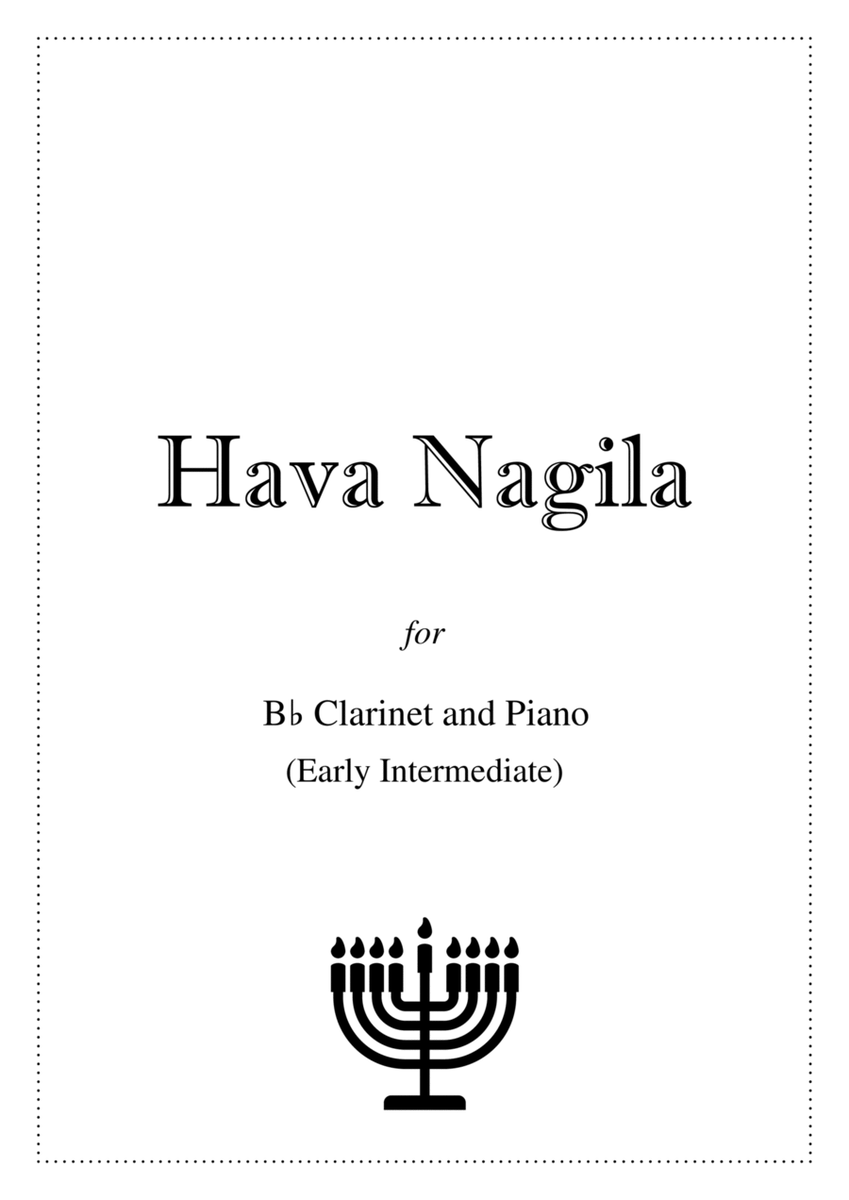 Hava Nagila - Clarinet and Piano image number null