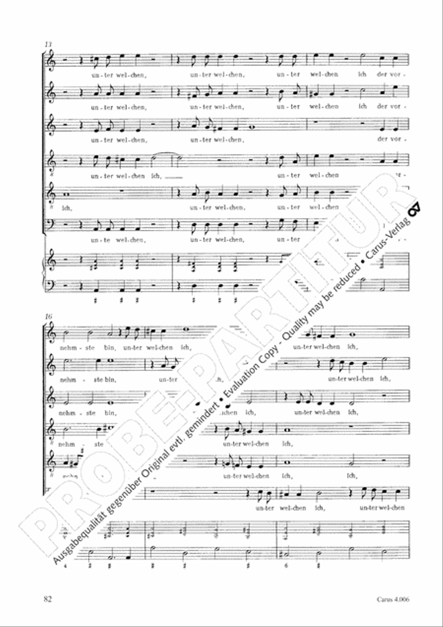 Ten motets Choir scores gallery preview page 84
