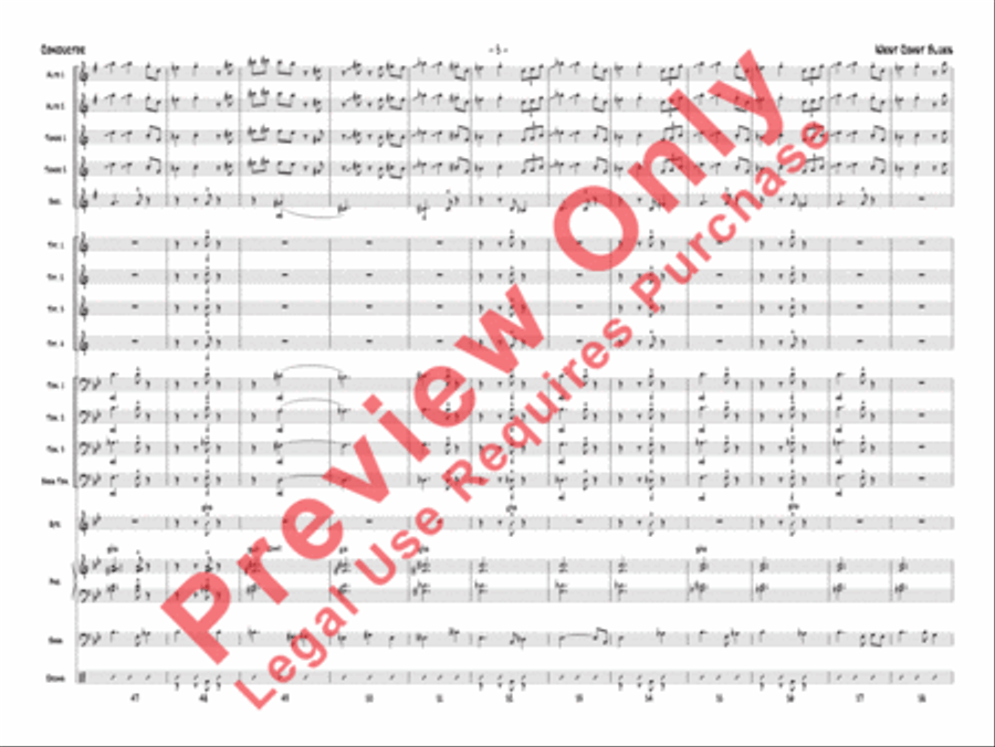 West Coast Blues West Coast Blues Jazz Ensemble scores gallery preview page 28