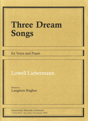 Book cover for Three Dream Songs