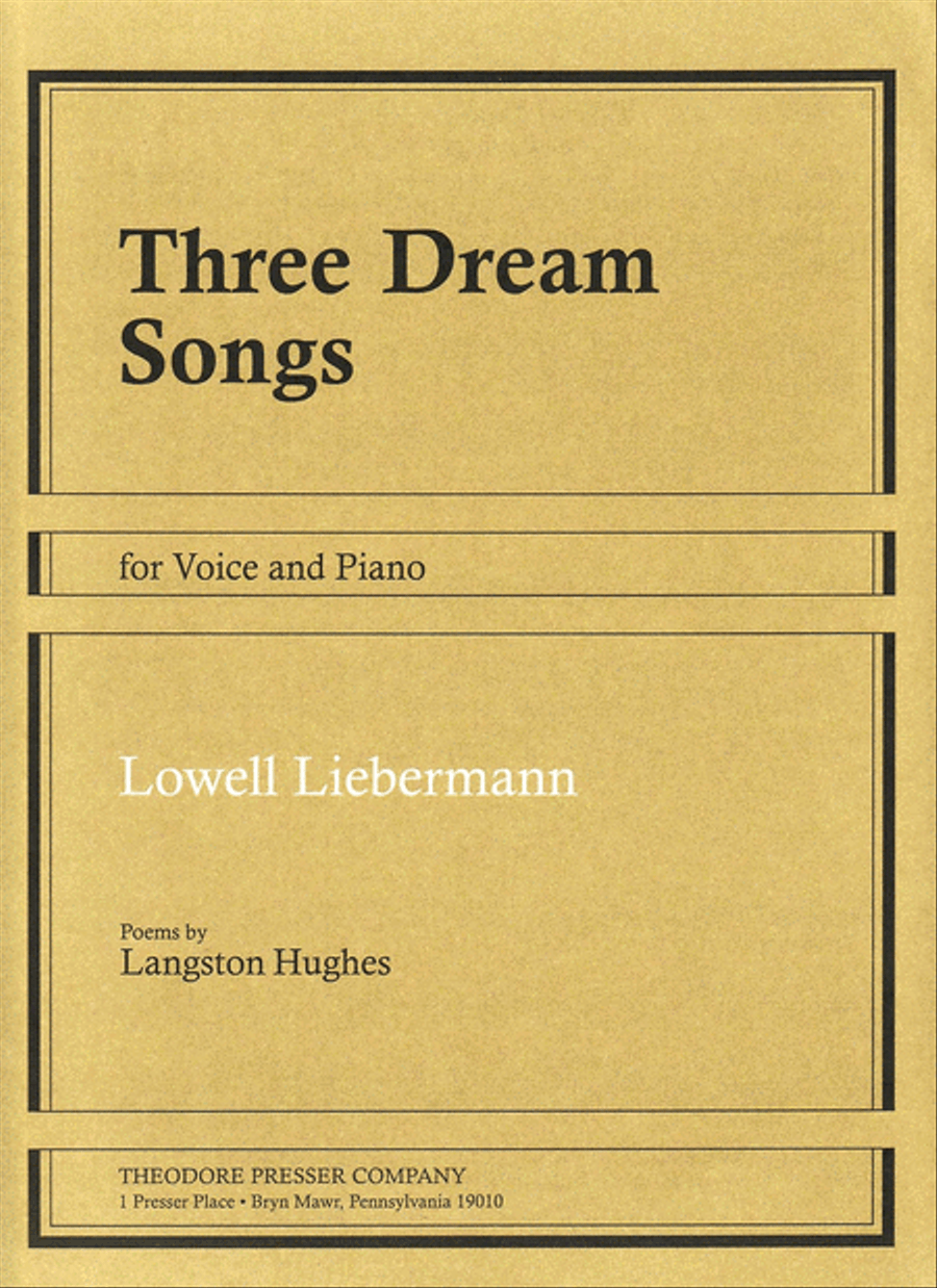 Three Dream Songs Three Dream Songs Chamber Music scores gallery preview page 1