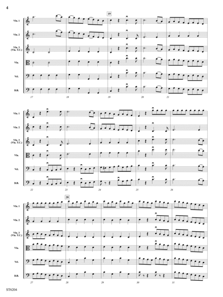 Finale from Symphony No. 41 "Jupiter": Score