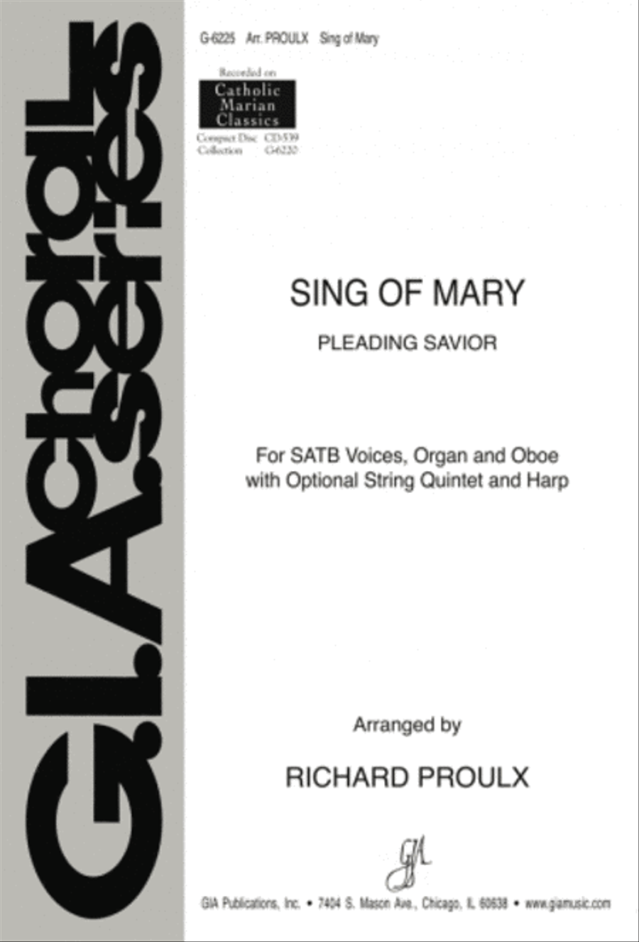Sing of Mary - Instrument edition Oboe scores gallery preview page 1