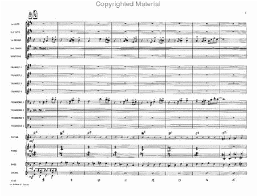 No Scuffle Shuffle No Scuffle Shuffle Jazz Ensemble scores gallery preview page 3
